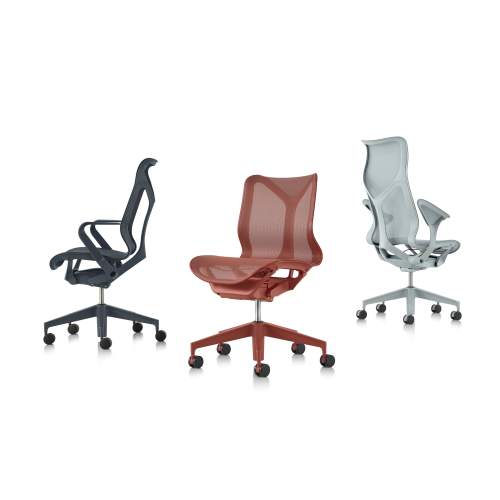 Cosm - office chair on castors, low back, coper color 84506-2