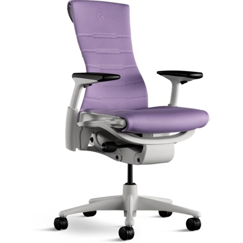 Embody x Logitech Gaming chair White base, Purple 3SYA1-3