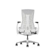 Embody office chair, on castors, white frame, grey fabric, mineral - 3SY09-1