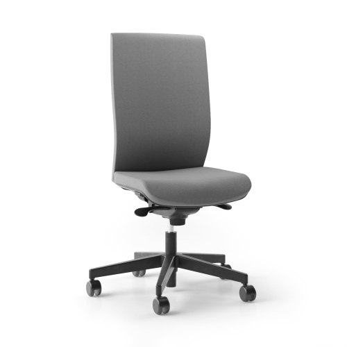 Narbutas AURA - Task Chair, Adjustable Backrest, Synchronous Mechanism, Black Plastic Base With Fibreglass Polyamide Castors | Office & Home