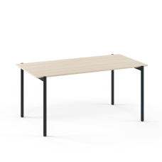 Narbutas ZEDO - Computer Desk, 63,1 in., Color Beige, Black Metal Legs | Modern Computer Desk