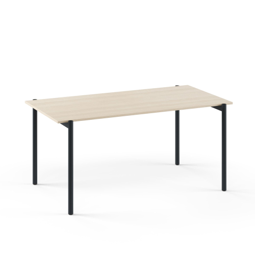 Narbutas ZEDO - Computer Desk, 63,1 in., Color Beige, Black Metal Legs | Modern Computer Desk