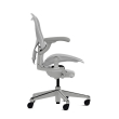 Herman Miller Aeron - Office Chair, Size C, Color Mineral with Satin aluminium Metal Base With Headrest | Workspaces-2