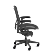 Herman Miller Aeron - Office Chair, Size C, Color Graphite with Graphite Polymer Base| Workspaces-2