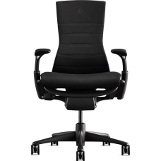Herman Miller Embody Gaming Chair - Gaming Chair, Color Black with Black Aluminum Base With Headrest | Streamers & Gamers