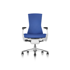 Herman Miller Embody - Office Chair,Color Blue with Grey Aluminum Base With Headrest | Corporate Use