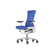 Herman Miller Embody - Office Chair,Color Blue with Grey Aluminum Base With Headrest | Corporate Use-1