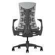 Herman Miller Embody - Office Chair, Color Grey with Black Aluminum Base With Headrest | Corporate Use-4