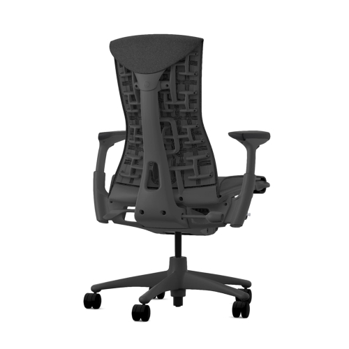 Herman Miller Embody - Office Chair, Color Black with Aluminum Base With Headrest | Offices-3