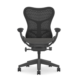 Herman Miller Mirra 2 - Office Chair,Color Graphite with Graphite Aluminum Base| Work Environments