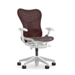 Herman Miller Mirra 2 - Office Chair, Color Cordovan with White Aluminum Base | Home & Office-1