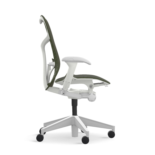 Herman Miller Mirra 2 - Office Chair, Color Green with White Aluminum Base | Workstations-2