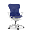 Herman Miller Mirra 2 - Office Chair, Color Blue with White Aluminum Base | Desk Work-1