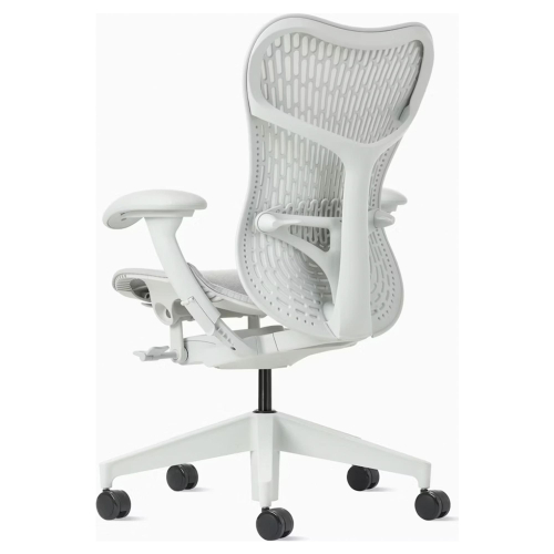 Herman Miller Mirra 2 - Office Chair, Color White with White Aluminum Base | Offices-4