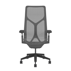 Herman Miller Cosm - Task Chair, High Back, Color Graphite with Graphite Aluminum Base | Multi-purpose Home & Office