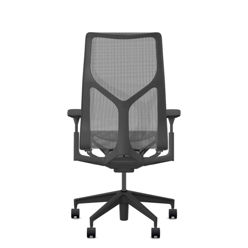 Herman Miller Cosm - Task Chair, High Back, Color Graphite with Graphite Aluminum Base | Multi-purpose Home & Office-4