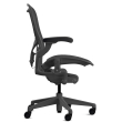 Herman Miller Aeron - Office Chair, Size C, Color Carbon with Carbon Metal Base With Headrest | Corporate Use-2