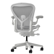 Herman Miller Aeron - Office Chair, Size B, Color Light grey - mineral, with mineral Polymer Base With Headrest | Offices-3