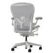 Herman Miller Aeron - Office Chair, Size C, Color Light grey - mineral, with mineral Polymer Base With Headrest | Work Environments-3