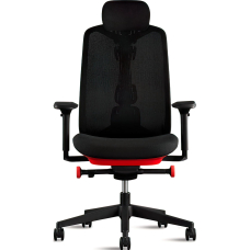 Herman Miller Vantum – Gaming Chair, Black Color, Red Accents, Comfortable Seating | Gamers & Streamers