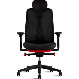Herman Miller Vantum – Gaming Chair, Black Color, Red Accents, Comfortable Seating | Gamers & Streamers