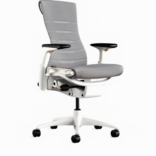 Herman Miller X Logitech G Embody Gaming Chair, Color Grey with White Base | Gamers & Streamers