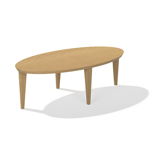 SitonIt Mezzanine Occasional – Waiting Area Table, Color Maple, Functional Design | Professional Use
