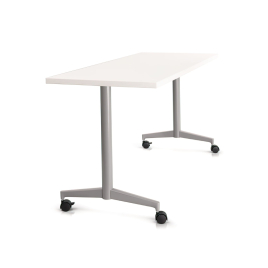 SitonIt Parallon Training Table – Computer Table for Various Educational Settings, Color White | Practical Design