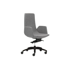 Narbutas North cape – Office Chair, Color Grey with Aluminum Base, Suitable For Any Office | Ergonomic Support