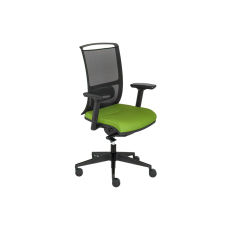 Narbutas Diva – Work Chair, Color Green with Aluminum Base, Ergonomic Seating | All-Day Comfort