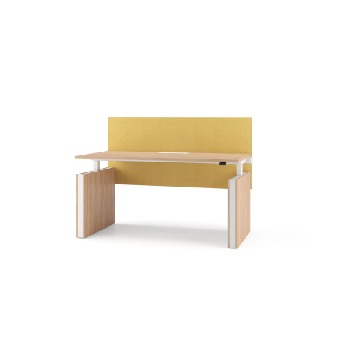 Narbutas MOTION – Height Adjustable Office Table, Color Cabinet Maple, Comfort of Use | Sit-Stand Workstation