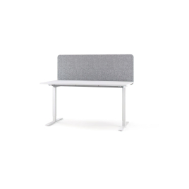 Narbutas ONE – Height Adjustable Workplace, Color White with White Metal Legs, Universal Variant | Electric Height Adjustment