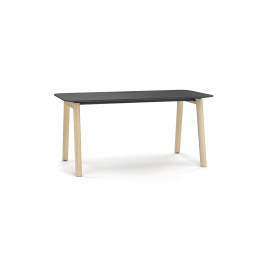 Narbutas NOVA – Computer Table, Color Maple with Ash Legs, Flexibility for Your Office | Small Rooms & Dorms