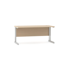 Narbutas OPTIMA C – Office Desk with a Console Base, Color Maple with Metal Legs, Comfortable Environment | Corporate Environments