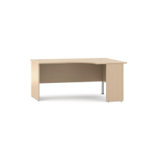 Narbutas OPTIMA PLUS – Office Desk with a Console Base, Color Maple with Metal Legs, Functional Environment | Management Offices
