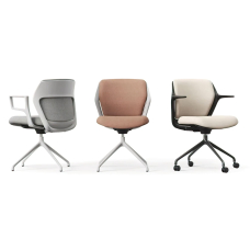 Narbutas OFY – Conference Chair on Castors, 4 Leg Base, Exceptionally Cosy Design | Event Rooms