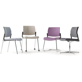 Narbutas Aura – Conference Chair, Universal Design and Comfort, Seat Depth Adjustment, Fabric | Business Centers